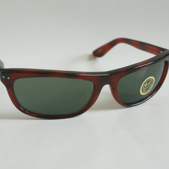 NWT TruVintage Biker Wrap around classic 90's fashion glass G-15 lens Sunglasses - Picture 1 of 9